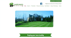 Desktop Screenshot of andersons-mowing.com